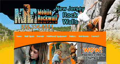 Desktop Screenshot of newjerseyrockwallrentals.com