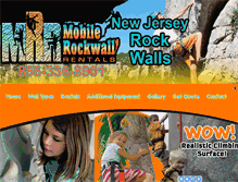 Tablet Screenshot of newjerseyrockwallrentals.com